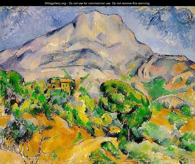Mont Sainte-Victoire above the Tholonet Road - Paul Cezanne