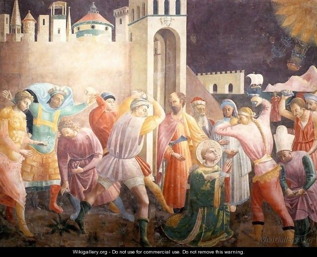 Stoning of St Stephen - Paolo Uccello