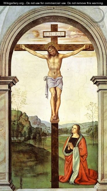 Detail of the Deposition - Pietro Vannucci Perugino