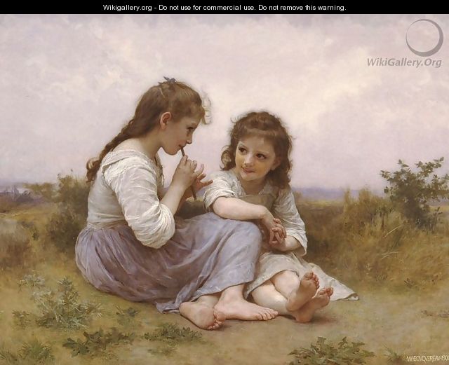 A Childhood Idyll - William-Adolphe Bouguereau