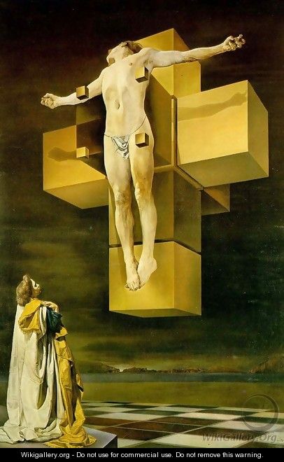 Cruxifixion (Hypercubic Body) - Salvador Dali