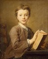 Portrait of a Boy with a Book 
 - Jean-Baptiste Perronneau