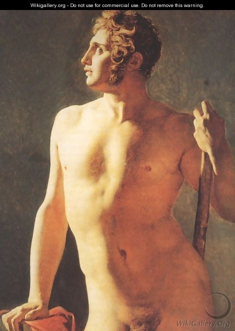 Male Torso - Jean Auguste Dominique Ingres