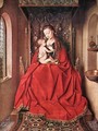 Suckling Madonna Enthroned - Jan Van Eyck