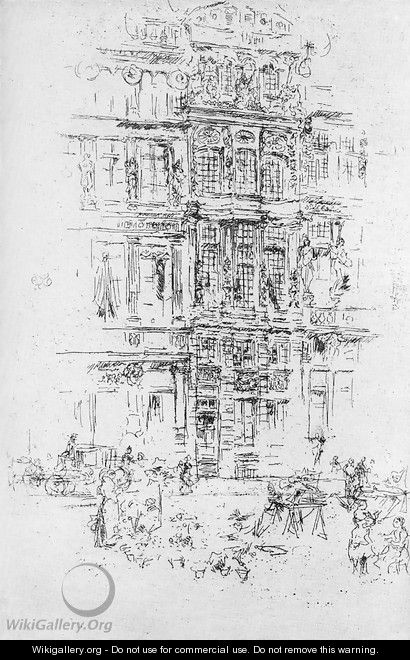 Palaces, Brussels - James Abbott McNeill Whistler