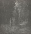 Darkly beneath perpetual gloom, (Canto XXVIII., line 32) - Gustave Dore