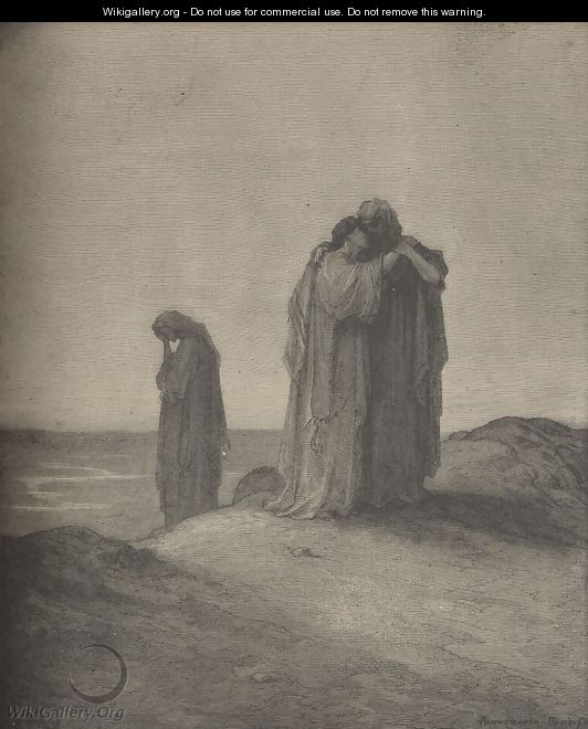 Naomi And Her Daughters-In-Law - Gustave Dore