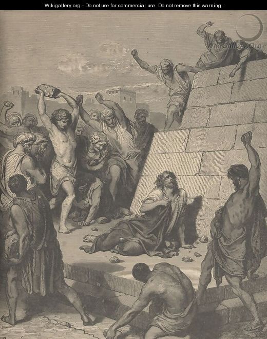 The Martyrdom Of St. Stephen - Gustave Dore