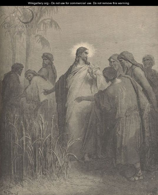 The Disciples Plucking Corn On The Sabbath - Gustave Dore