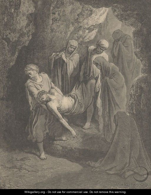 The Burial Of Jesus - Gustave Dore