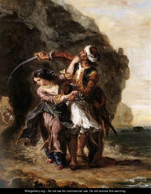 The Bride of Abydos - Eugene Delacroix