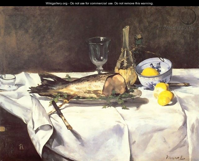 The Salmon - Edouard Manet