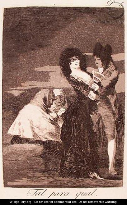Two of a Kind - Francisco De Goya y Lucientes