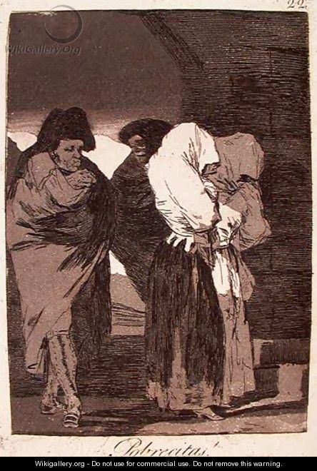 Poor Little Girls! - Francisco De Goya y Lucientes