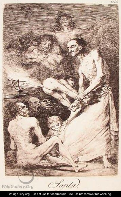 Blow - Francisco De Goya y Lucientes
