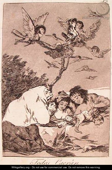 All Will Fall - Francisco De Goya y Lucientes