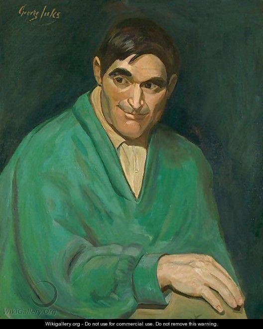 Man in a Green Sweater - George Luks