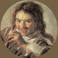 Boy holding a Flute (Hearing) - Frans Hals