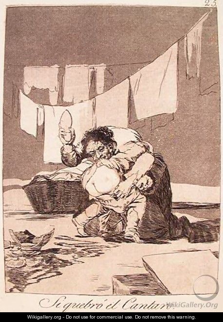 Yes He Broke the Pot - Francisco De Goya y Lucientes
