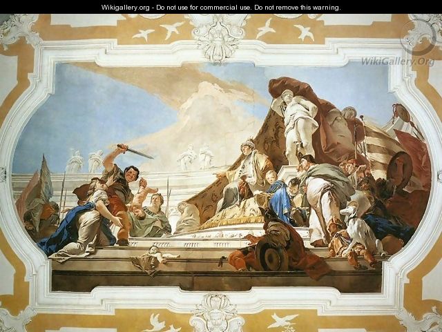 The Judgment of Solomon - Giovanni Battista Tiepolo
