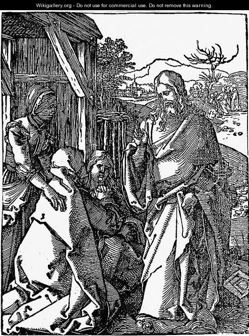 Christ Taking Leave of his Mother - Albrecht Durer
