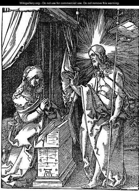Christ Appearing to his Mother - Albrecht Durer