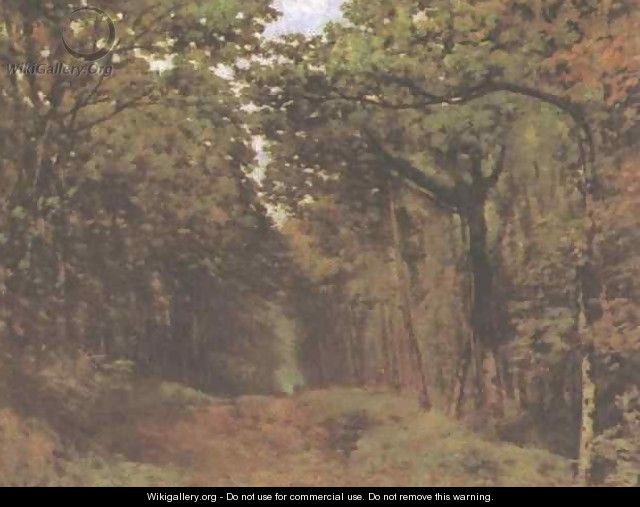 Avenue of Chestnut Trees Near Le Celle St. Cloud - Alfred Sisley