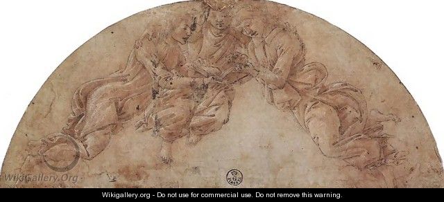 Three Angels - Sandro Botticelli (Alessandro Filipepi)