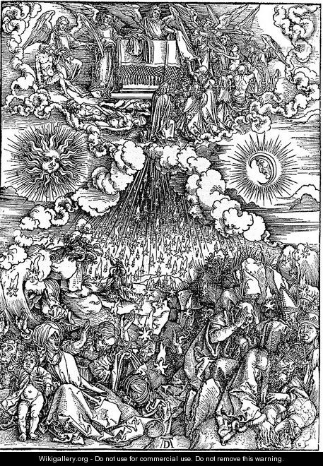 The Opening of the Fifth and Sixth Seals - Albrecht Durer