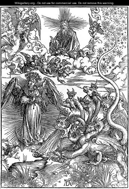 The Dragon with Seven Heads - Albrecht Durer