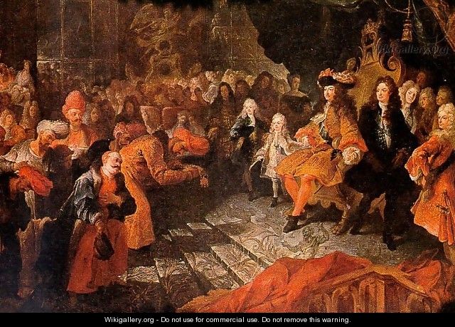 Louis XIV Receiving the Persian Ambassador - Antoine Coypel