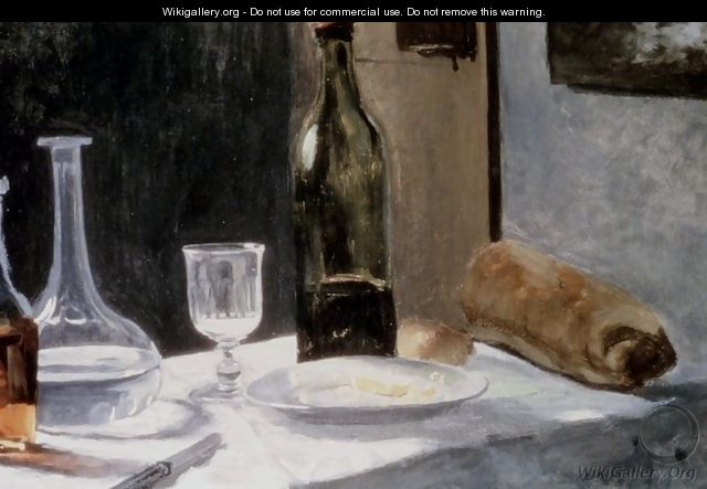 Still Life With Bottles - Claude Oscar Monet