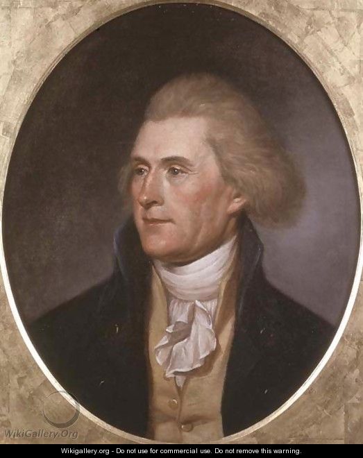 Portrait of Thomas Jefferson - Charles Willson Peale