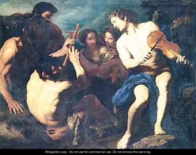 Musical Duel between Apollo and Marsyas - Pietro Antonio Novelli