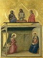 The Annunciation and Christ suffering 1351-75 - Allegretto Nuzi