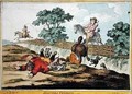 Hounds Finding etched by James Gillray 1756-1815 - (after) North, Brownlow