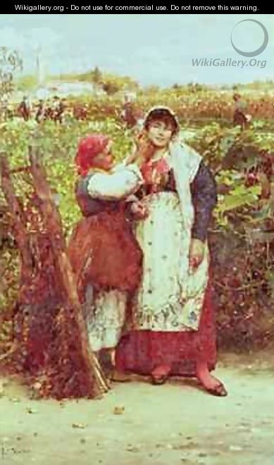 Peasants in a vineyard - Luigi Nono