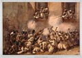 The 93rd Highlanders entering the breach at the storming of the Secundrabagh Lucknow 16th November 1857 - Orlando Norie