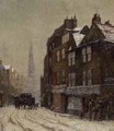 Drury Court with the Church of St MaryleStrand 1880 - Philip Norman