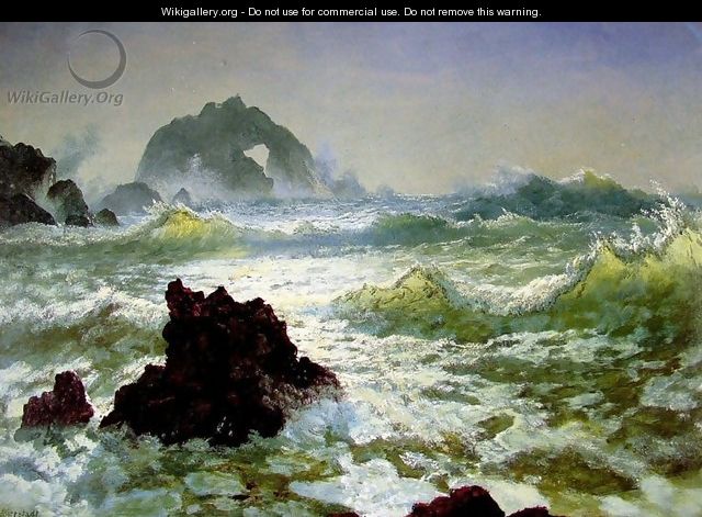 Seal Rock, California - Albert Bierstadt