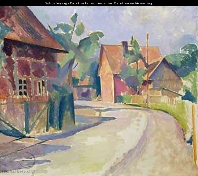 A Village Street - Franz Nolken