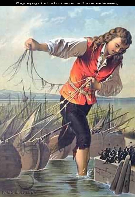 Illustration from Gullivers Travels by Jonathan Swift 1667-1745 2 - Carl Offterdinger