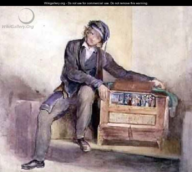 The Organ Grinder 1840 - Octavius Oakley