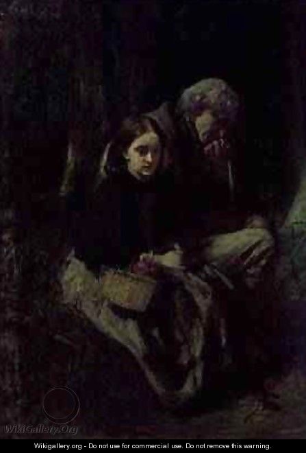 Little Nell and Her Grandfather in the Wood - Sir William Quiller-Orchardson