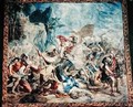 The Battle of the Israelites and Amelikites - (after) Orley, Jan van