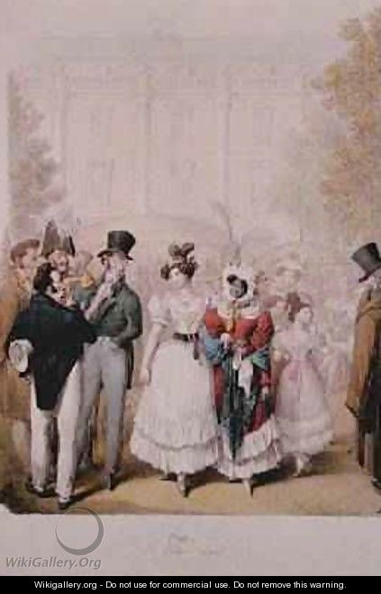 The Palais Royal 1815 - George Emmanuel Opitz