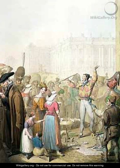 The Quai dEcole Paris 1831 - George Emmanuel Opitz