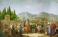 Emir Bechir Shihab II Ruler of the Lebanon Rendering Homage to Ibrahim Pasha before St Jean dAcre in 1831 - George Emmanuel Opitz