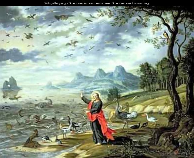 The Creation of the Birds and Fishes - Isaak van Oosten
