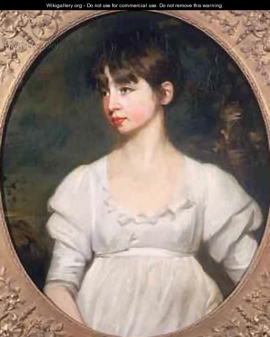 Portrait of a Young Woman in a White Dress 1805 - John Opie